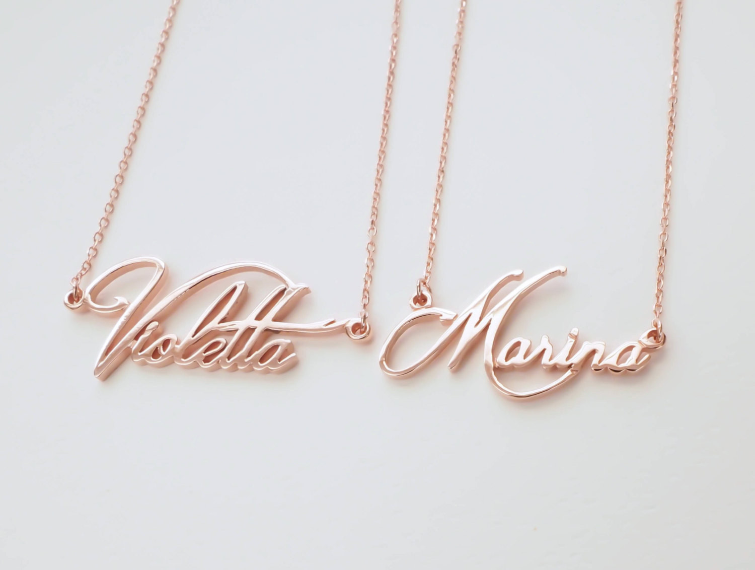 Silver Name Necklace
 Personalized Name Necklace in Sterling Silver Name necklace