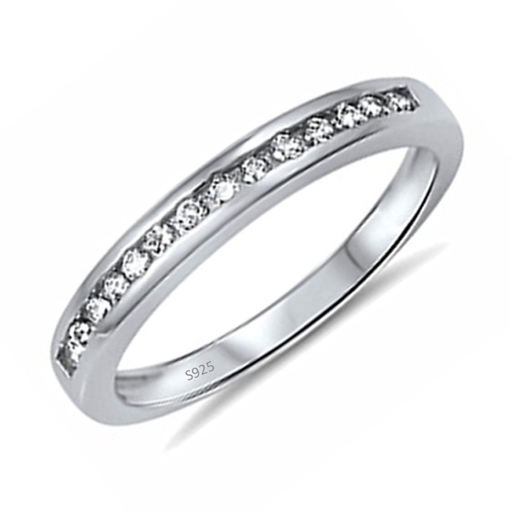 Silver Wedding Bands For Women
 Women s 925 Sterling Silver Anniversary Wedding