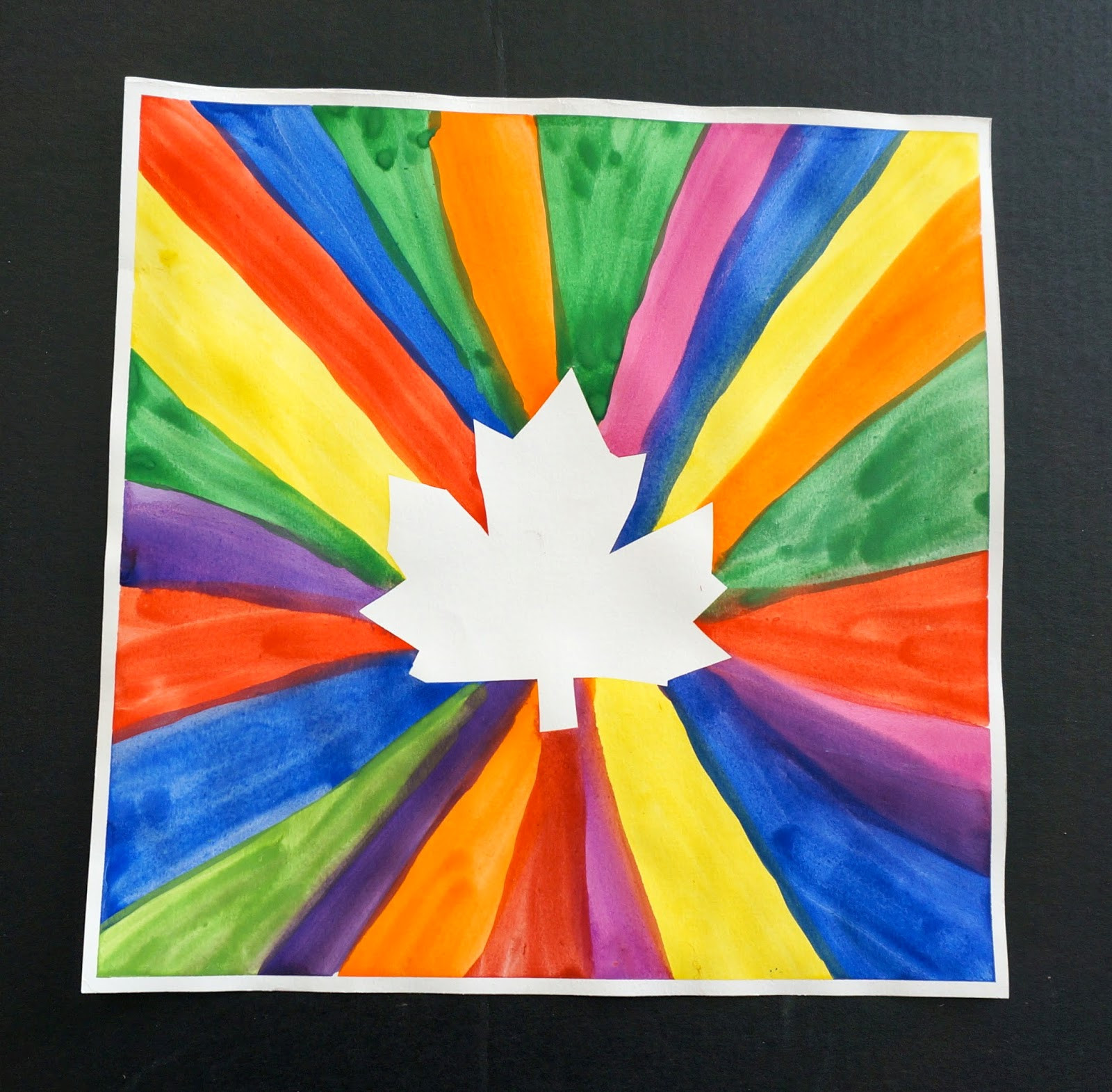 Simple Art For Kids
 that artist woman Easy Canadian Olympic Project