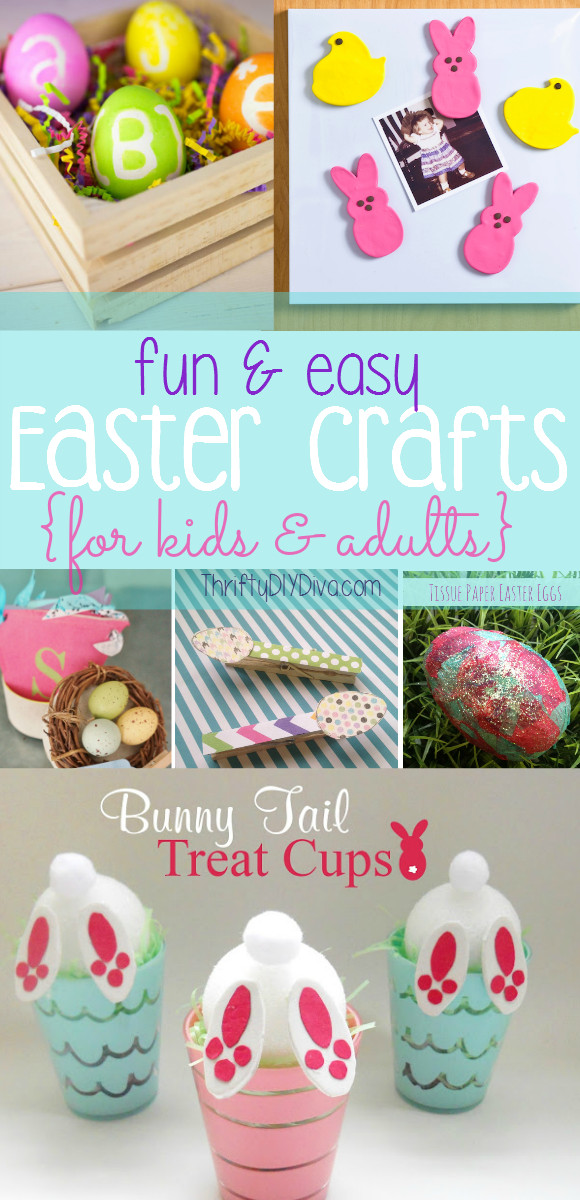 Simple Craft For Adults
 Easy Easter Crafts for Kids and Adults