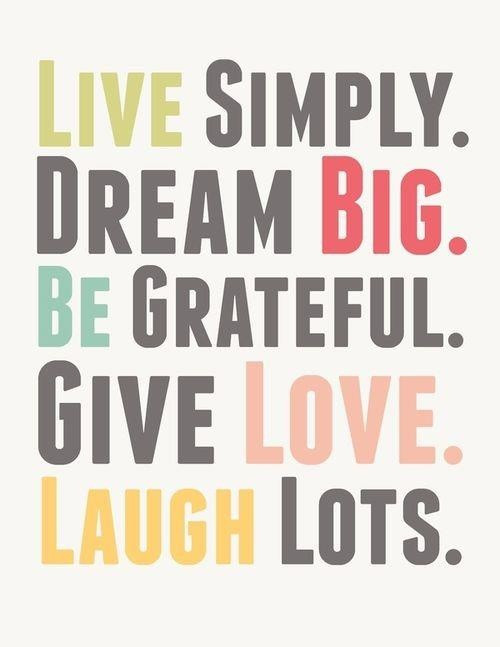 Simple Motivational Quotes
 Inspirational Picture Quotes Live Simple Dream Big