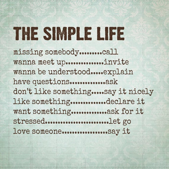Simple Positive Quotes
 Inspirational Quotes About Simple Life QuotesGram