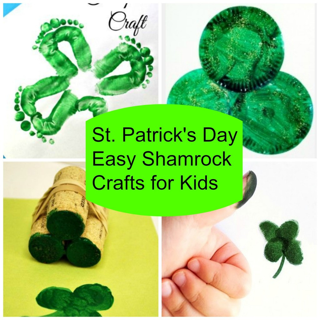 Simple St Patrick's Day Crafts
 5 Easy Shamrock St Patrick s Day Crafts for Kids