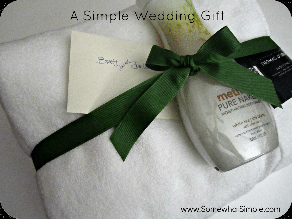 Simple Wedding Gift Ideas
 A Real Simple Wedding Gift