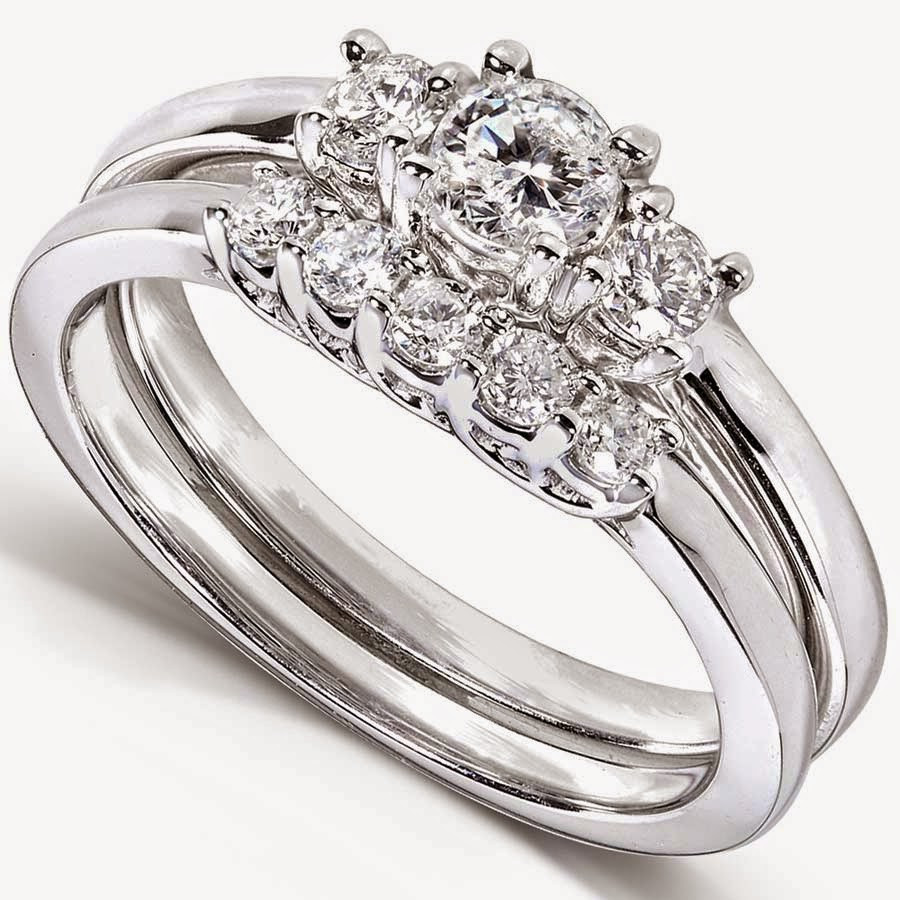 Simple Wedding Ring Sets
 Designer Simple Wedding Engagement Ring Sets with Diamond