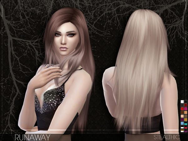 Sims 3 Female Hairstyles
 My Sims 4 Blog Stealthic Runway Hair for Females