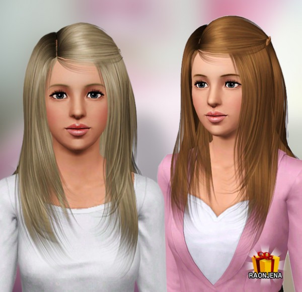 Sims 3 Female Hairstyles
 Straight hairstyle Hair 02 by Raonjena Sims 3 Hairs