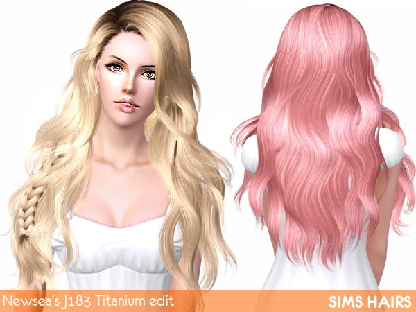 Sims 3 Female Hairstyles
 Newsea s J183 Titanium hairstyle retextured by Sims Hairs