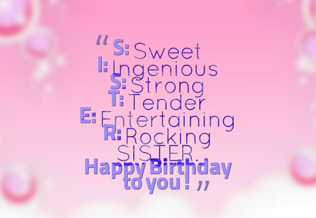 Sister Birthday Wishes Quotes
 Birthday Quotes for younger Sister 4 – Funpro