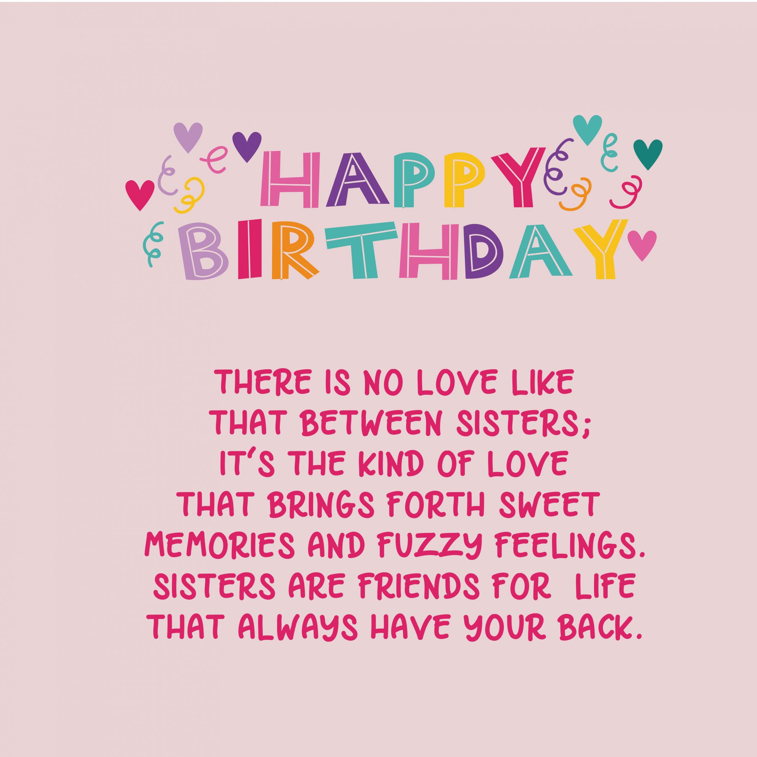 Sister Birthday Wishes Quotes
 220 Birthday Wishes for Sister – Top Happy Birthday Wishes