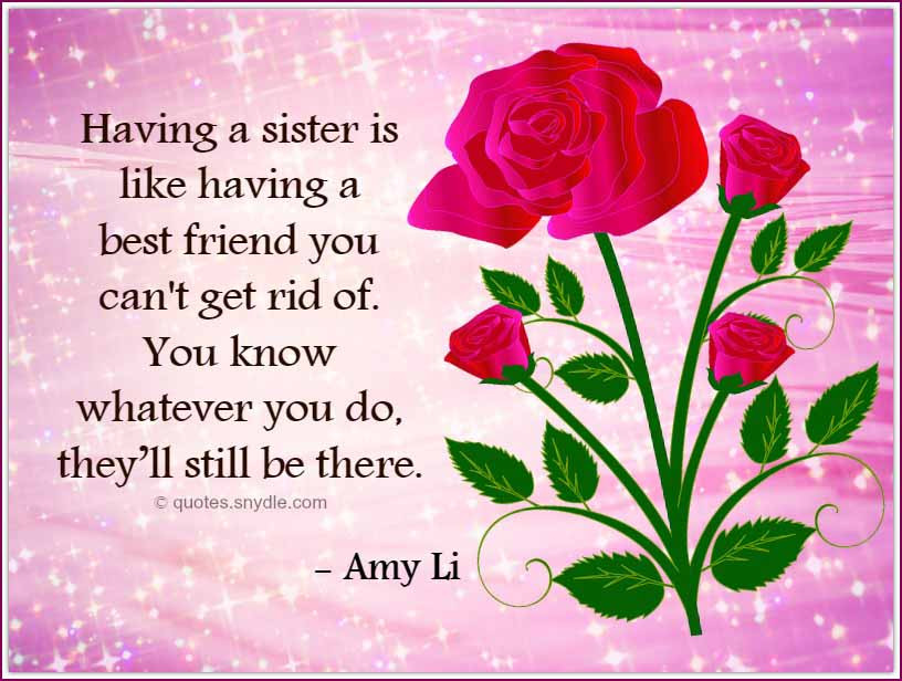 Sister Birthday Wishes Quotes
 Birthday Quotes for Sister Quotes and Sayings