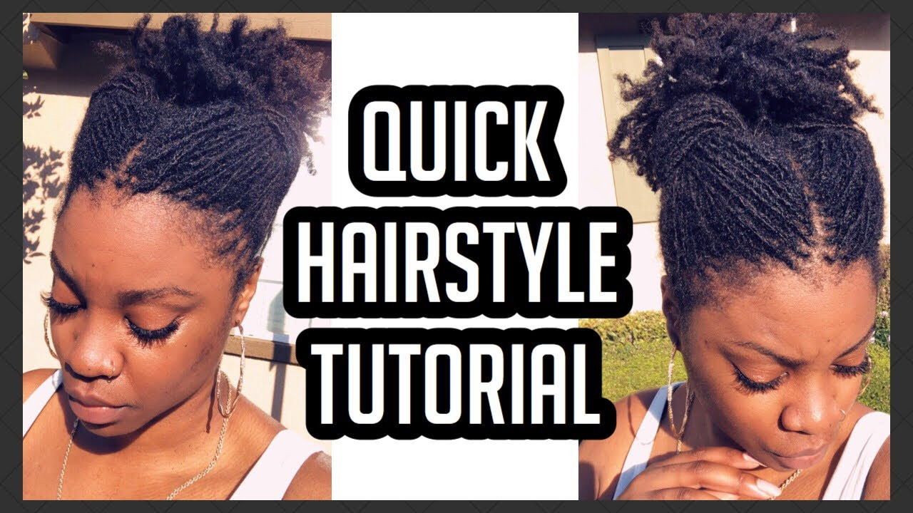 Sisterlock Updo Hairstyles
 Sisterlocks Quick Hairstyle “Updo” Tutorial