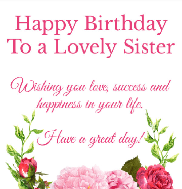 Sisters Happy Birthday Quotes
 260 Best Happy Birthday Wishes and Quotes for Sisters