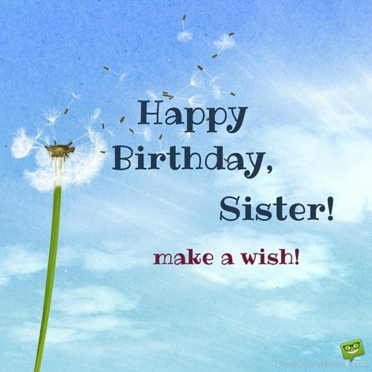 Sisters Happy Birthday Quotes
 Birthday Wishes for Sister Graphics for