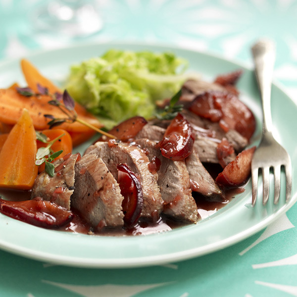 Skinless Duck Recipes
 Duck breasts with plum and red wine sauce