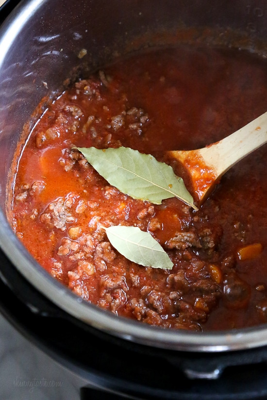Skinnytaste Instant Pot Spaghetti
 Bolognese Sauce Recipe Instant Pot Skinnytaste