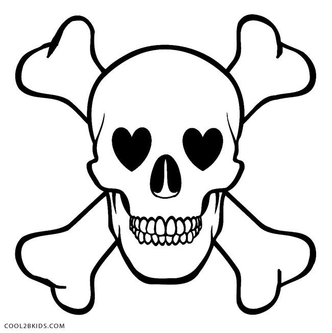Skull Coloring Pages For Kids
 219 best images about Printable Sugar Skulls Coloring on
