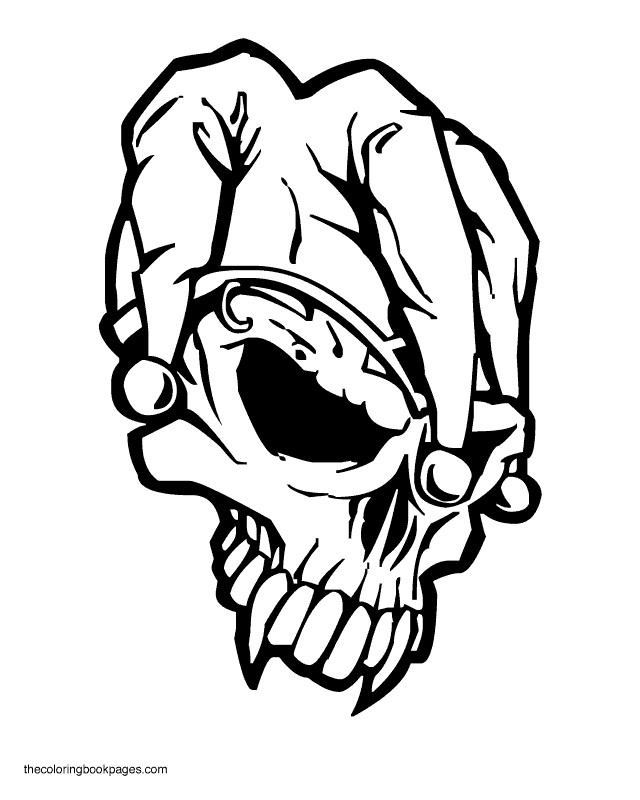 Skull Coloring Pages For Kids
 r skulls Colouring Pages page 2 sculls