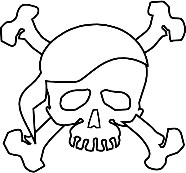 Skull Coloring Pages For Kids
 Scary Skull Coloring Pages