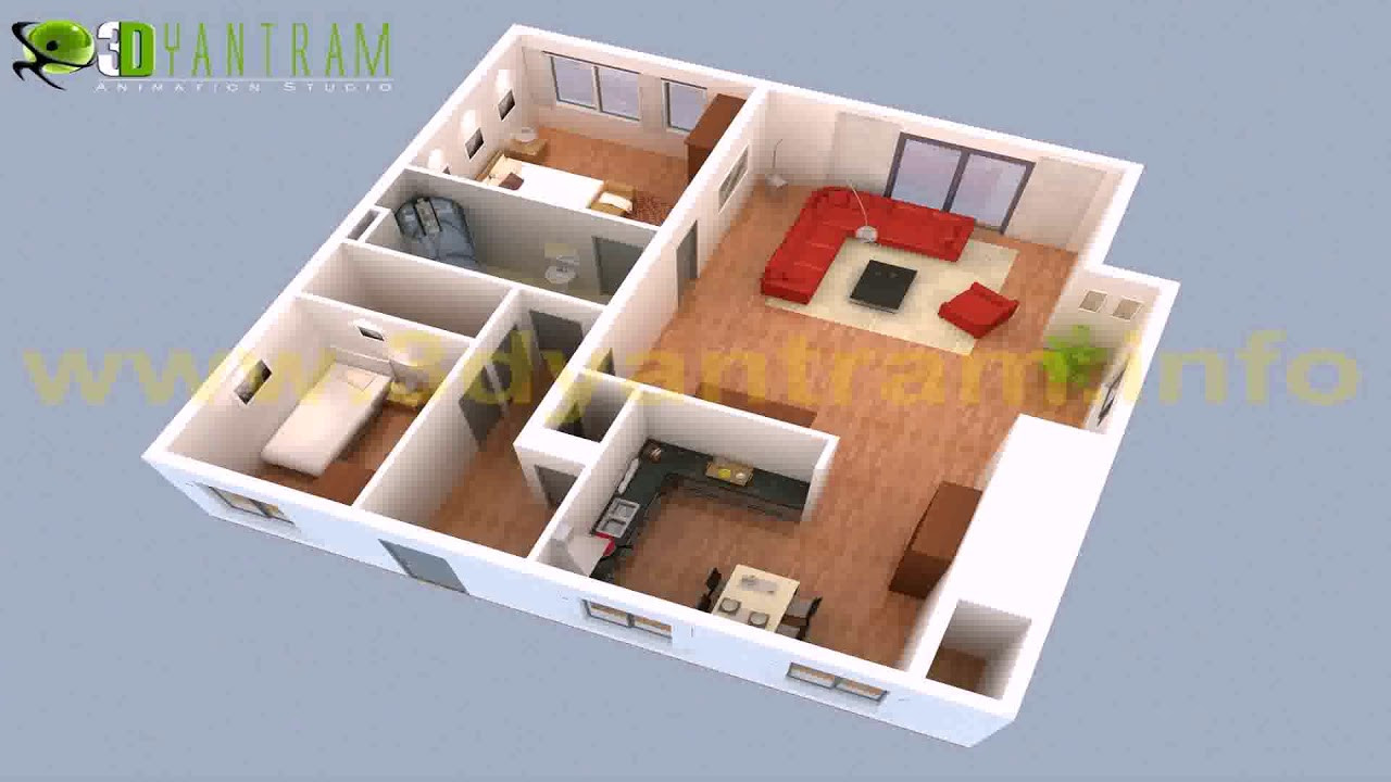 Small 2 Bedroom House
 2 Bedroom Small House Plans 3d see description