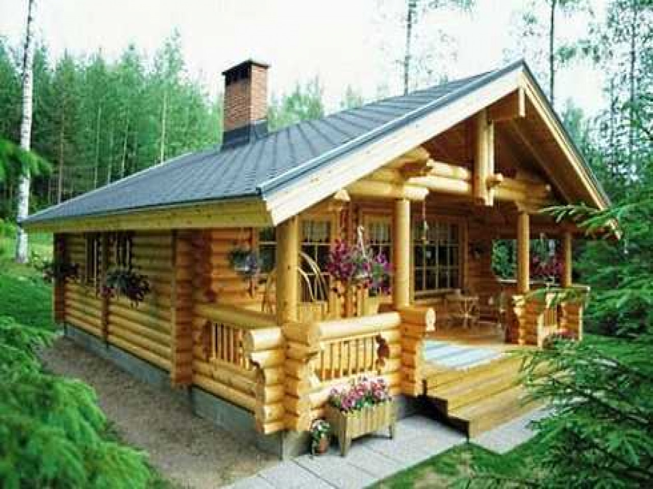 Small 2 Bedroom House
 Small Log Cabin Kit Homes Pre Built Log Cabins 2 bedroom