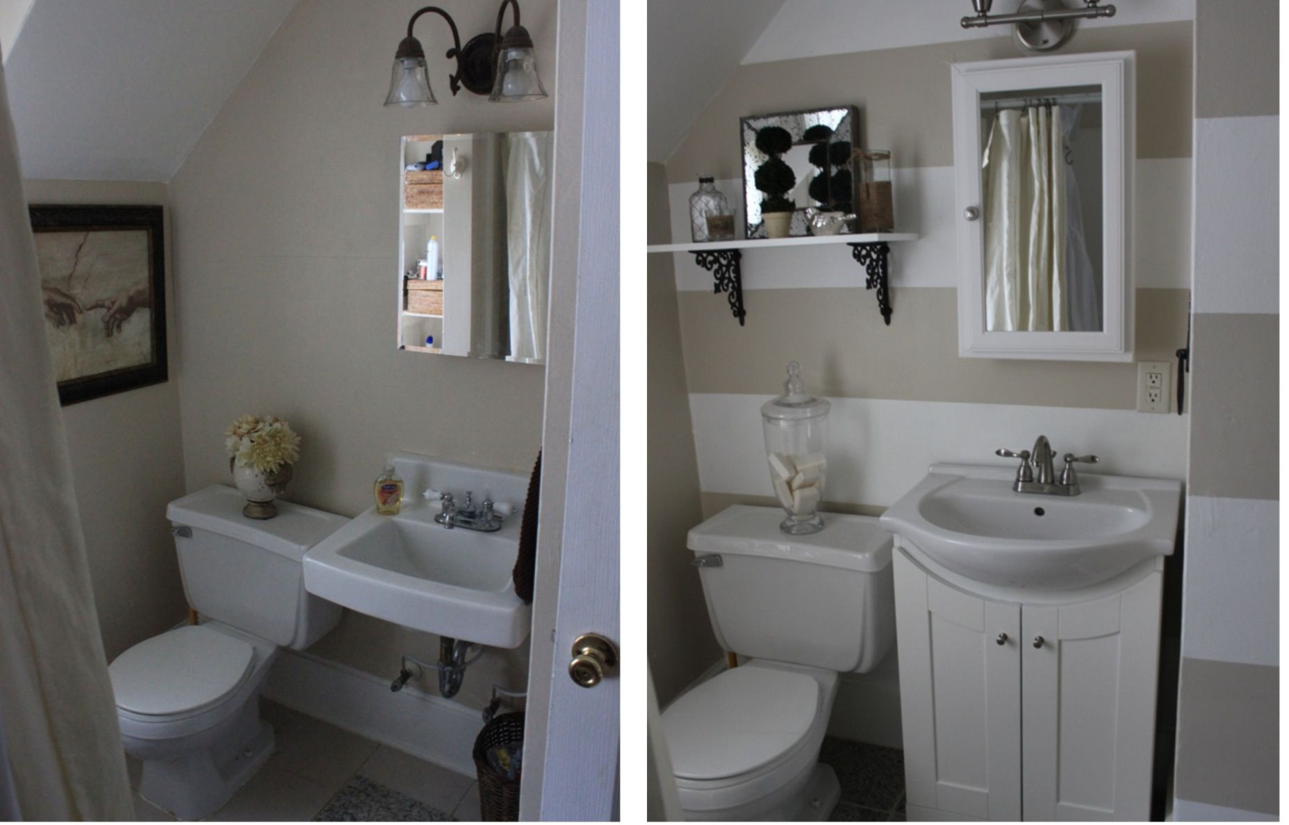 Small Bathroom Makeover
 Small Bathroom Makeover Elbow Grease