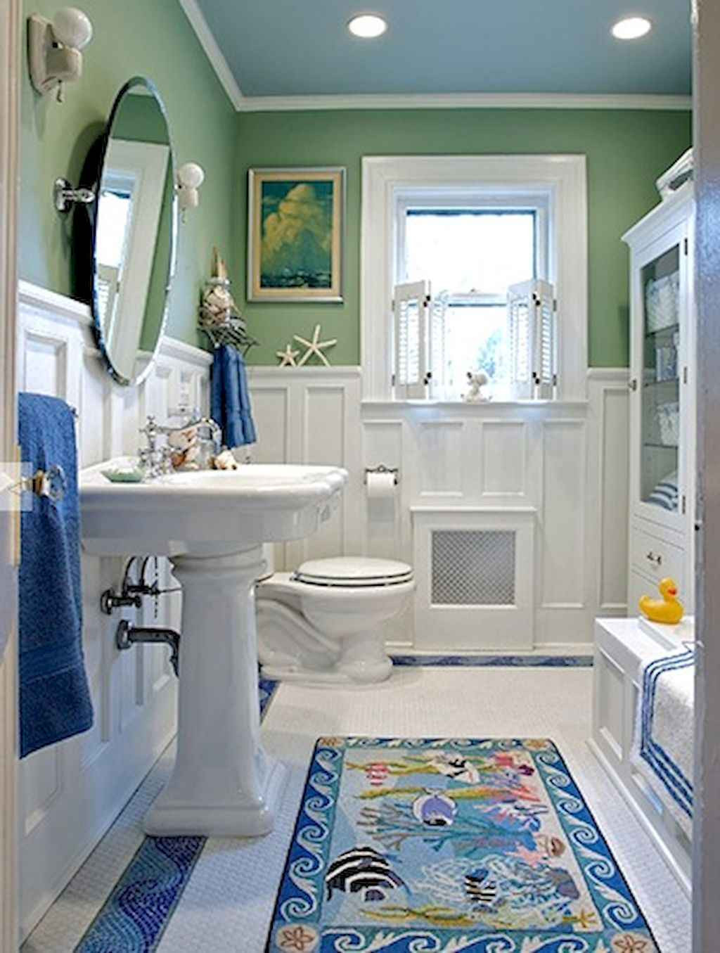Small Beach Bathroom Ideas
 35 Awesome Coastal Style Nautical Bathroom Designs Ideas