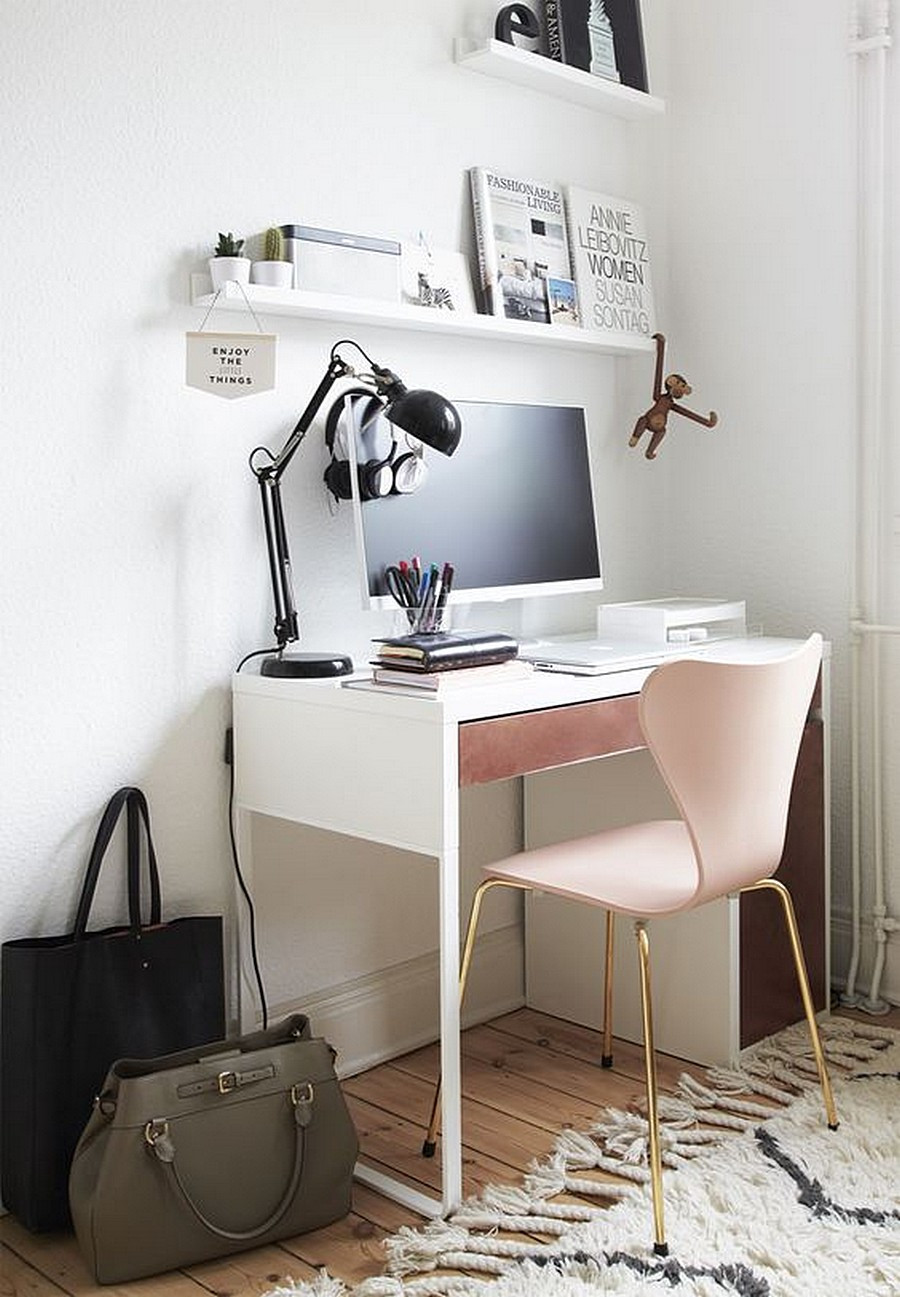 Small Bedroom Desk Ideas
 12 Creative Workspace Ideas with Micke Desk from IKEA