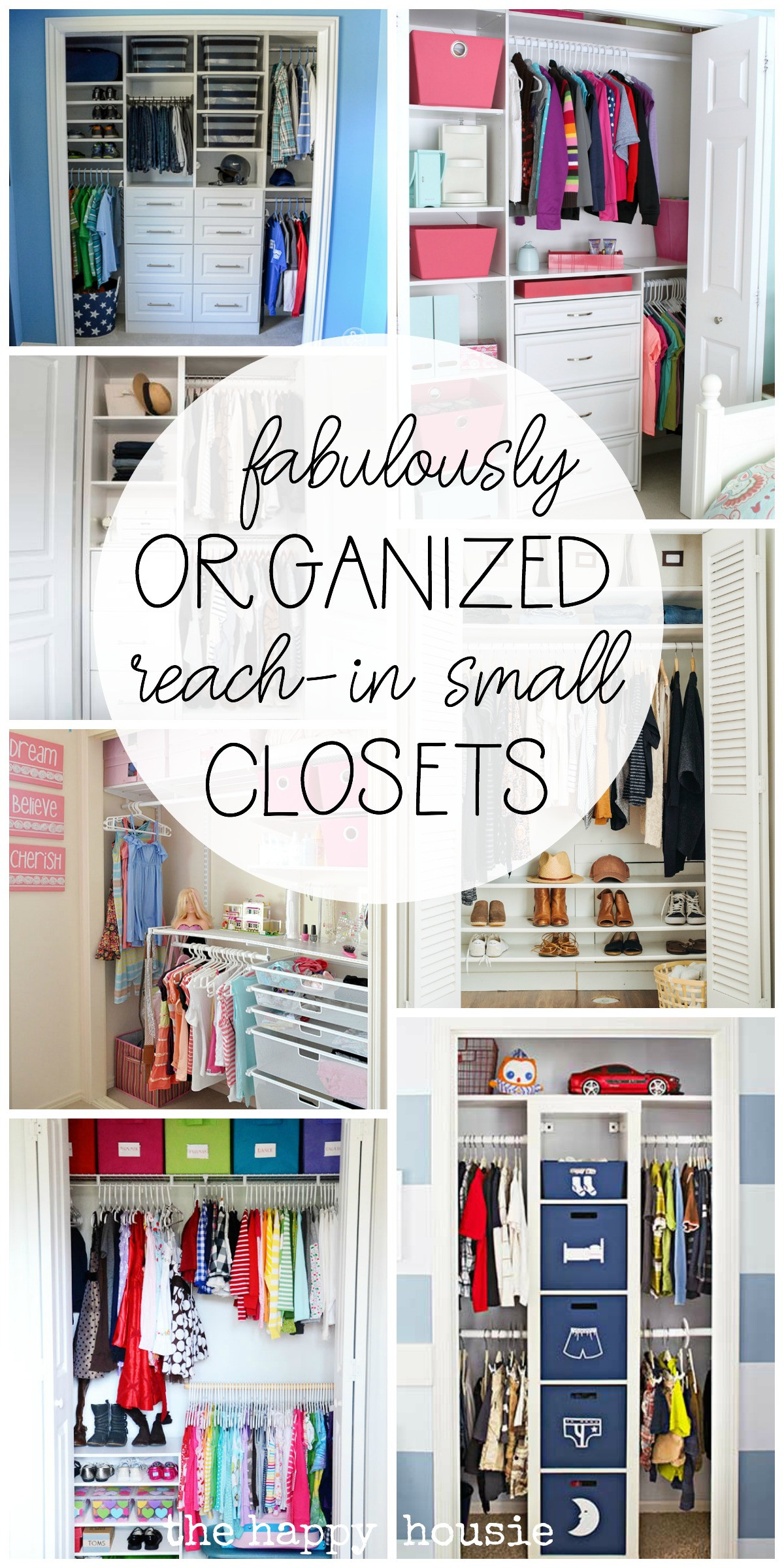 Small Closet Organization DIY
 Small Reach in Closet Organization Ideas