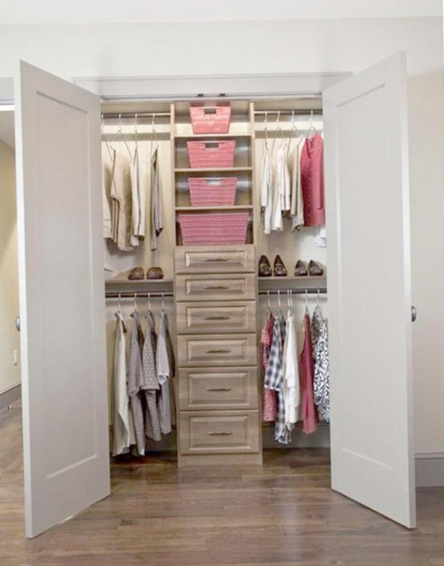 Small Closet Organization DIY
 Diy Small Closet Organization