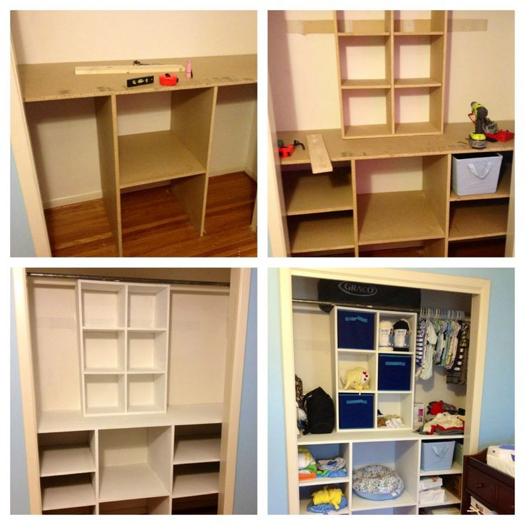 Small Closet Organization DIY
 DIY Baby Closet Organizer DIY closetorganizer