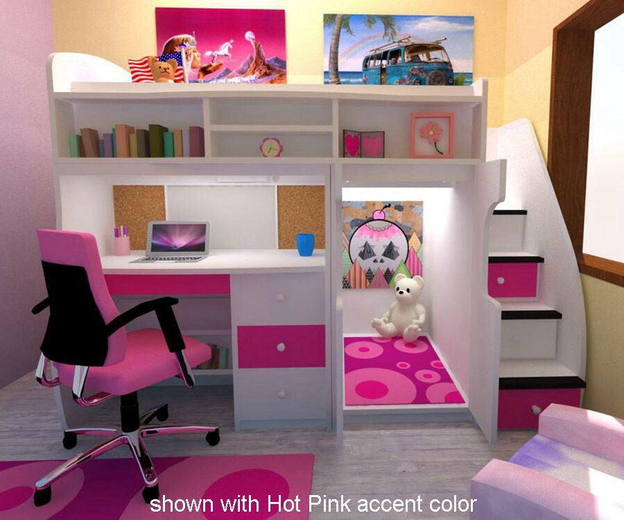 Small Desk For Kids Room
 Cute small bedroom Idea for girls