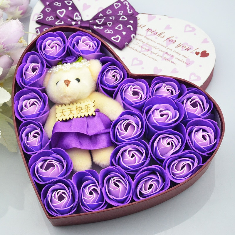 Small Gift Ideas For Girlfriend
 Rose flower soap flower t birthday t ideas girls