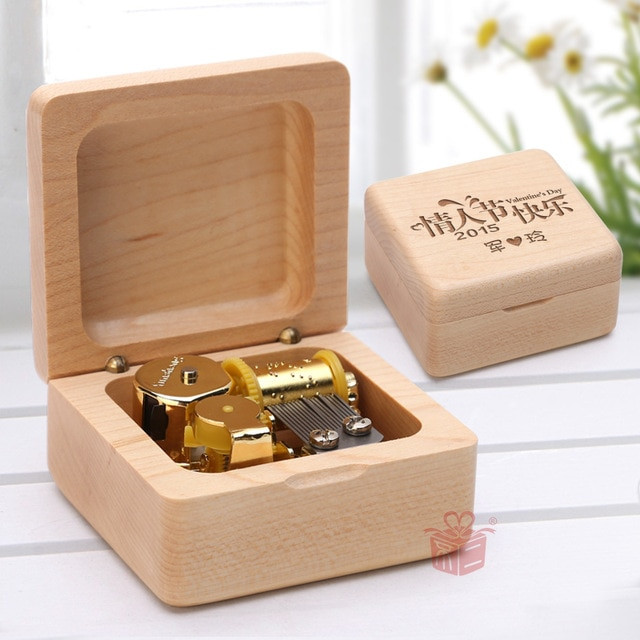 Small Gift Ideas For Girlfriend
 Wool lettering music box music box birthday t small