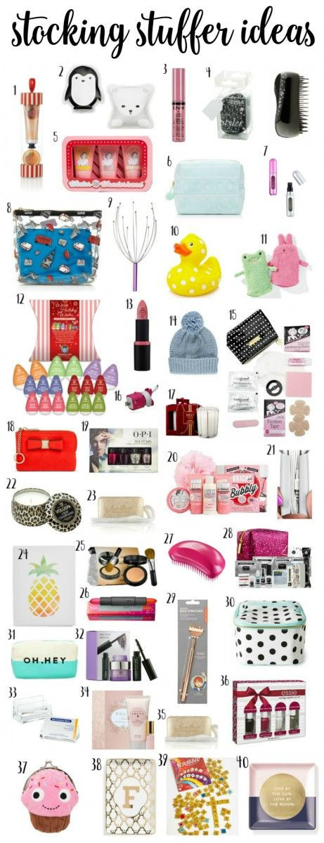 Small Gift Ideas For Girls
 40 Christmas stocking stuffer ideas