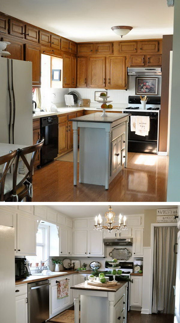 Small Kitchen Before And After
 Before and After 25 Bud Friendly Kitchen Makeover