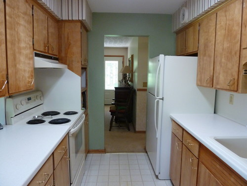 Small Kitchen Before And After
 1960 s Small Galley Kitchen Remodeled BEFORE and AFTER