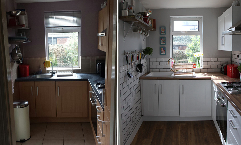 Small Kitchen Before And After
 A Tiny Kitchen Makeover Before & After