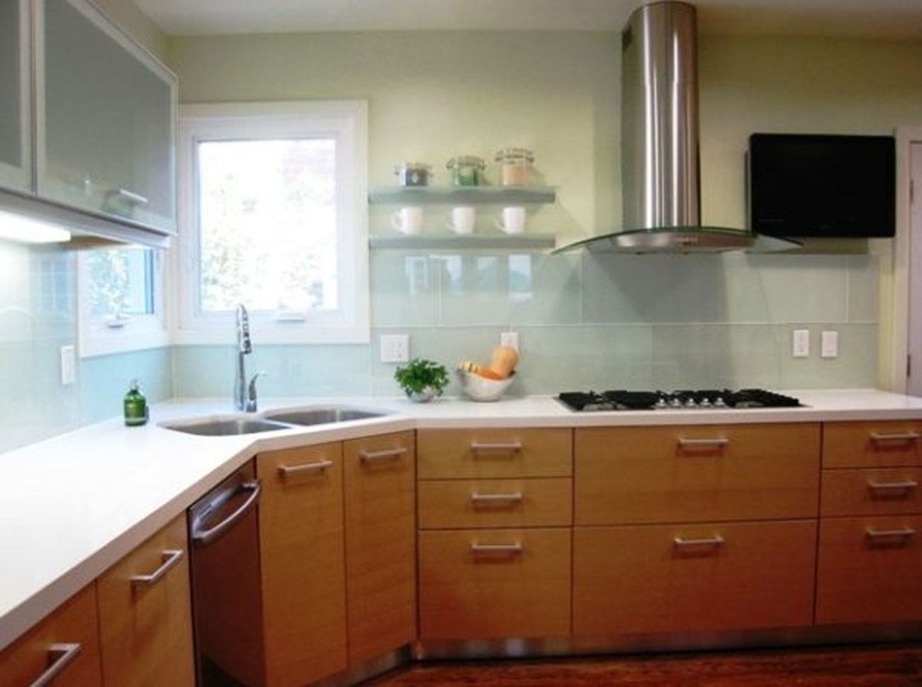 Small Kitchen Sink Cabinets
 of Kitchen Design Ideas Remodel and Decor