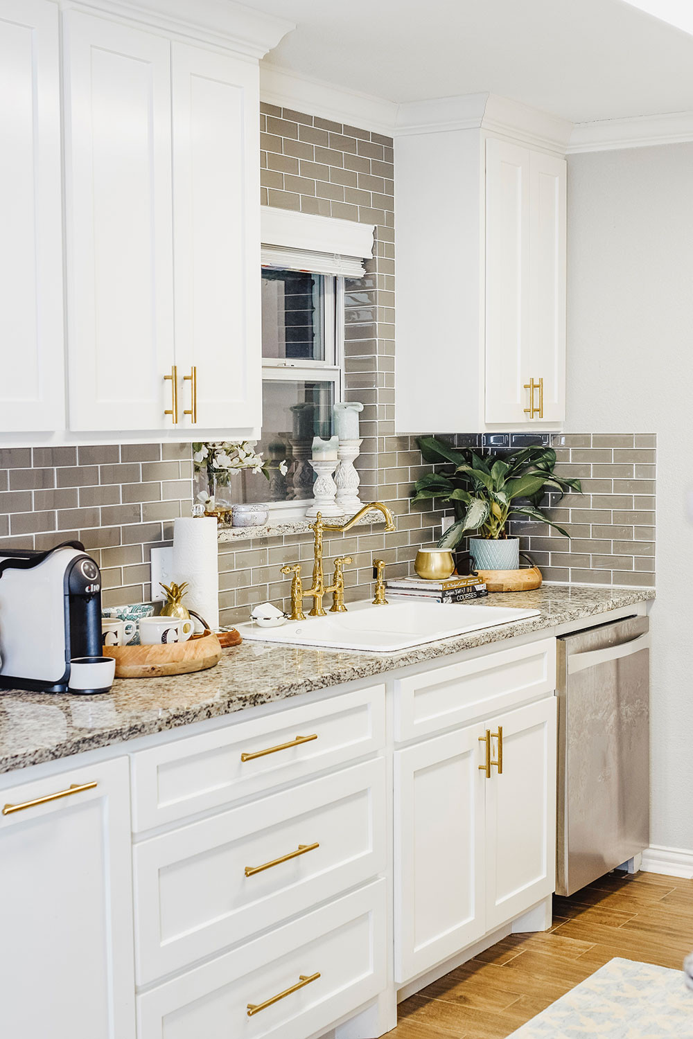 Small Kitchen Sink Cabinets
 Our Kitchen Sink Woes Our Small Kitchen Reveal