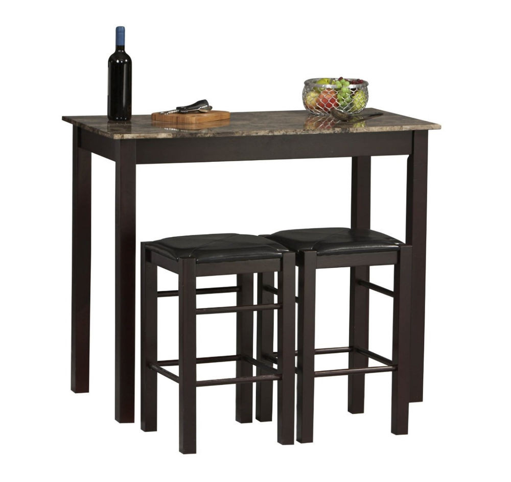 Small Kitchen Table With Stools
 Small Kitchen Table with Stools Tall Set for 2 High