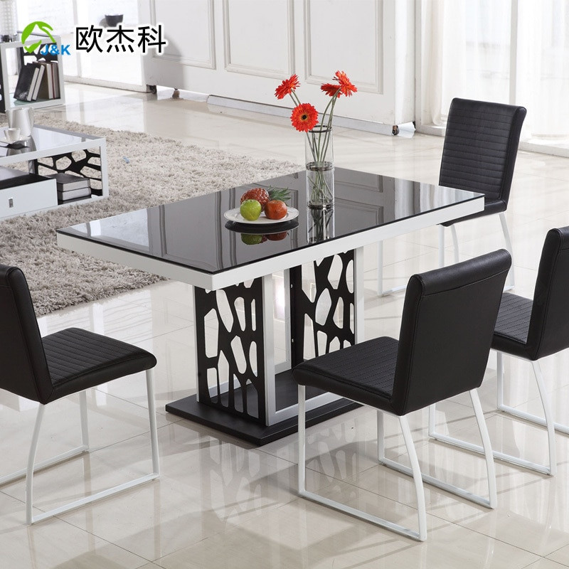Small Modern Kitchen Table
 Oujie Ke tempered glass dining table dining table modern
