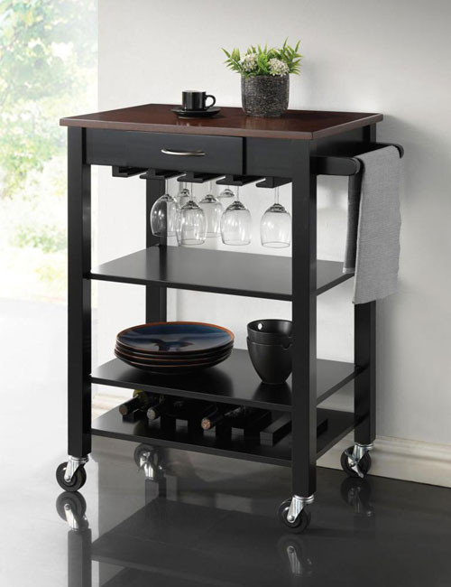 Small Rolling Kitchen Cart
 Simple dining rooms small rolling kitchen cart small