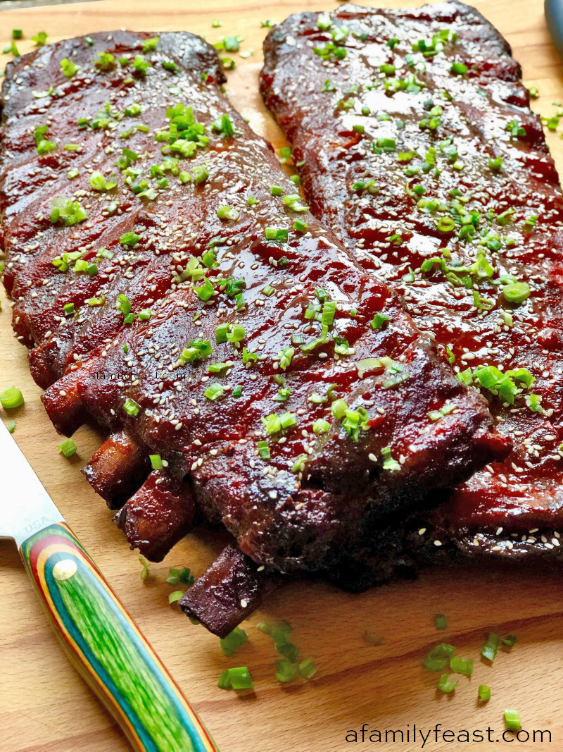 Smoked Pork Ribs
 Sweet and Spicy Smoked Pork Ribs A Family Feast