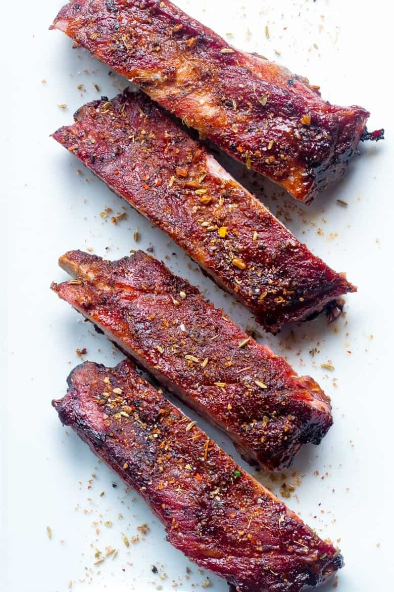 Smoked Pork Ribs
 Tender Smoked Pork Ribs With African Spice Rub Mix
