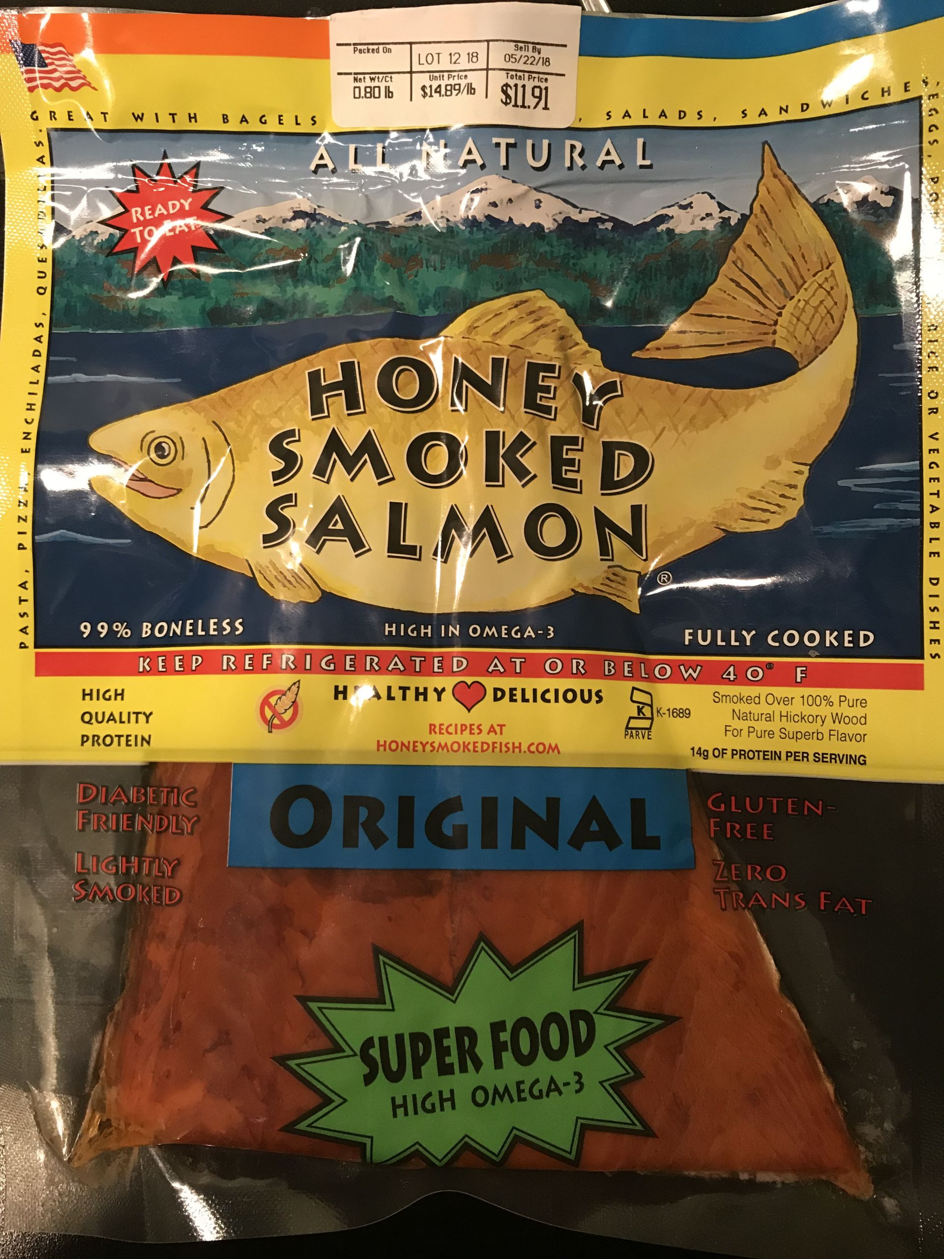 Smoked Salmon Package
 This pre packaged smoked salmon rocks — Polk Audio
