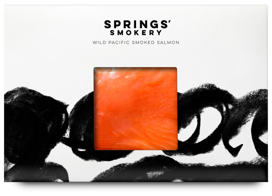 Smoked Salmon Package
 Package Design for Springs Smokery by Distil Studio — BP&O