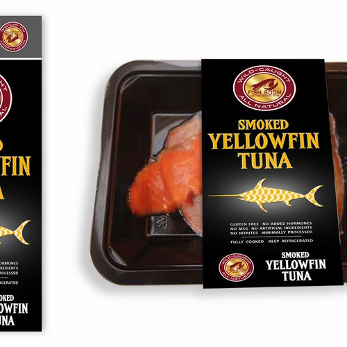 Smoked Salmon Package
 Help Re Design the Packaging for FISH BOOM brand Smoked