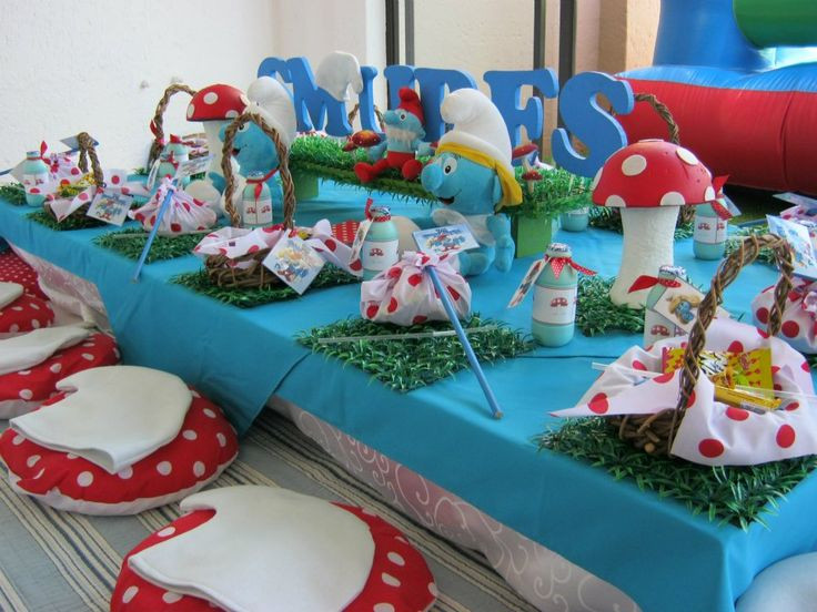 Smurf Birthday Party Ideas
 123 best SMURFS PARTY images on Pinterest