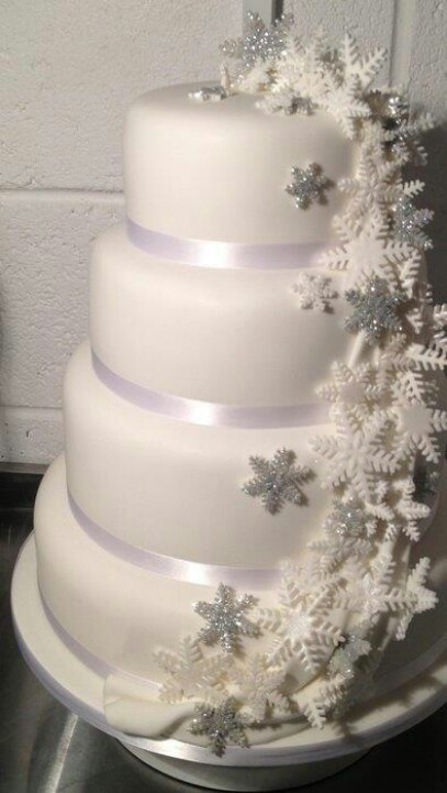 Snowflake Wedding Cakes
 wedding